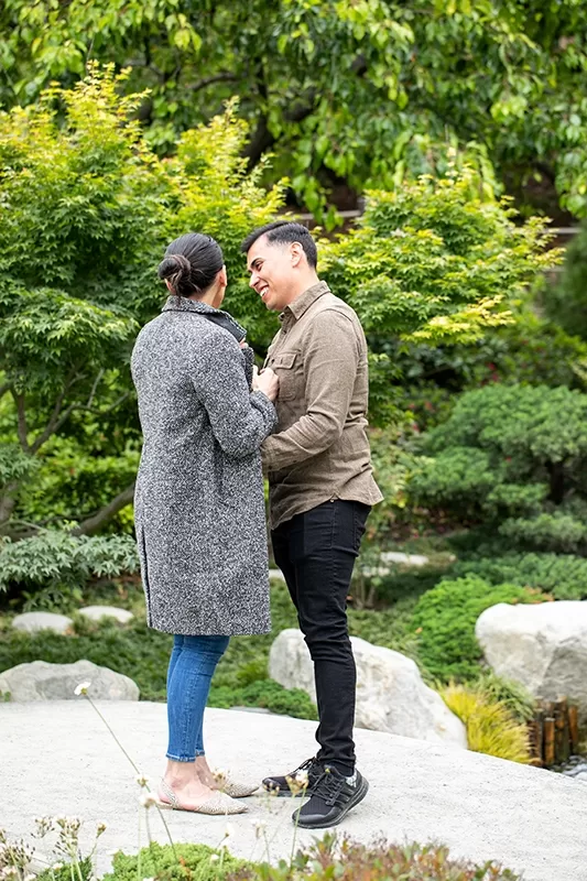 Romantic Surprise Proposal in San Diego 8 Love and excitement during the surprise proposal