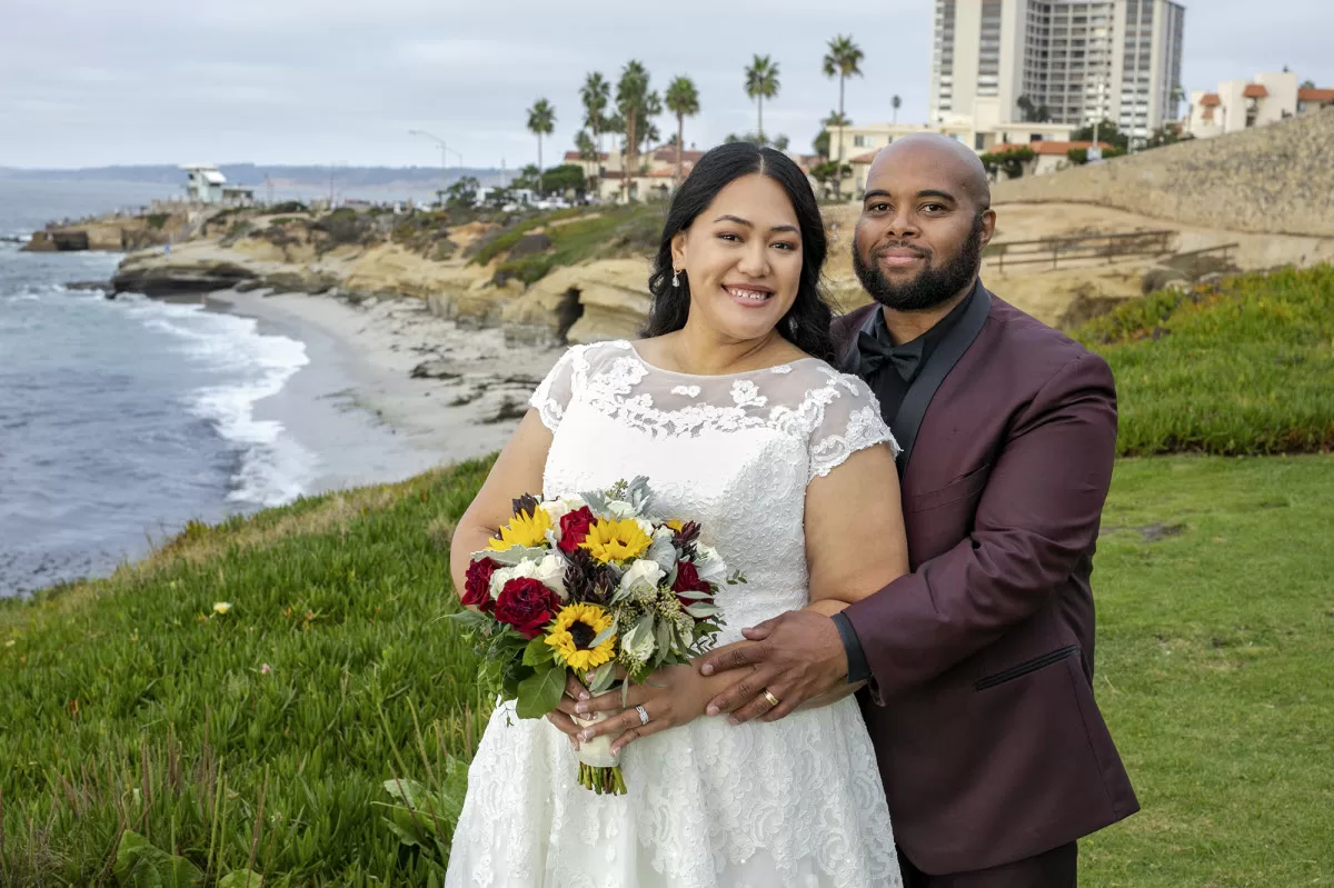 By the ocean wedding photographs Ness Aral Photographer