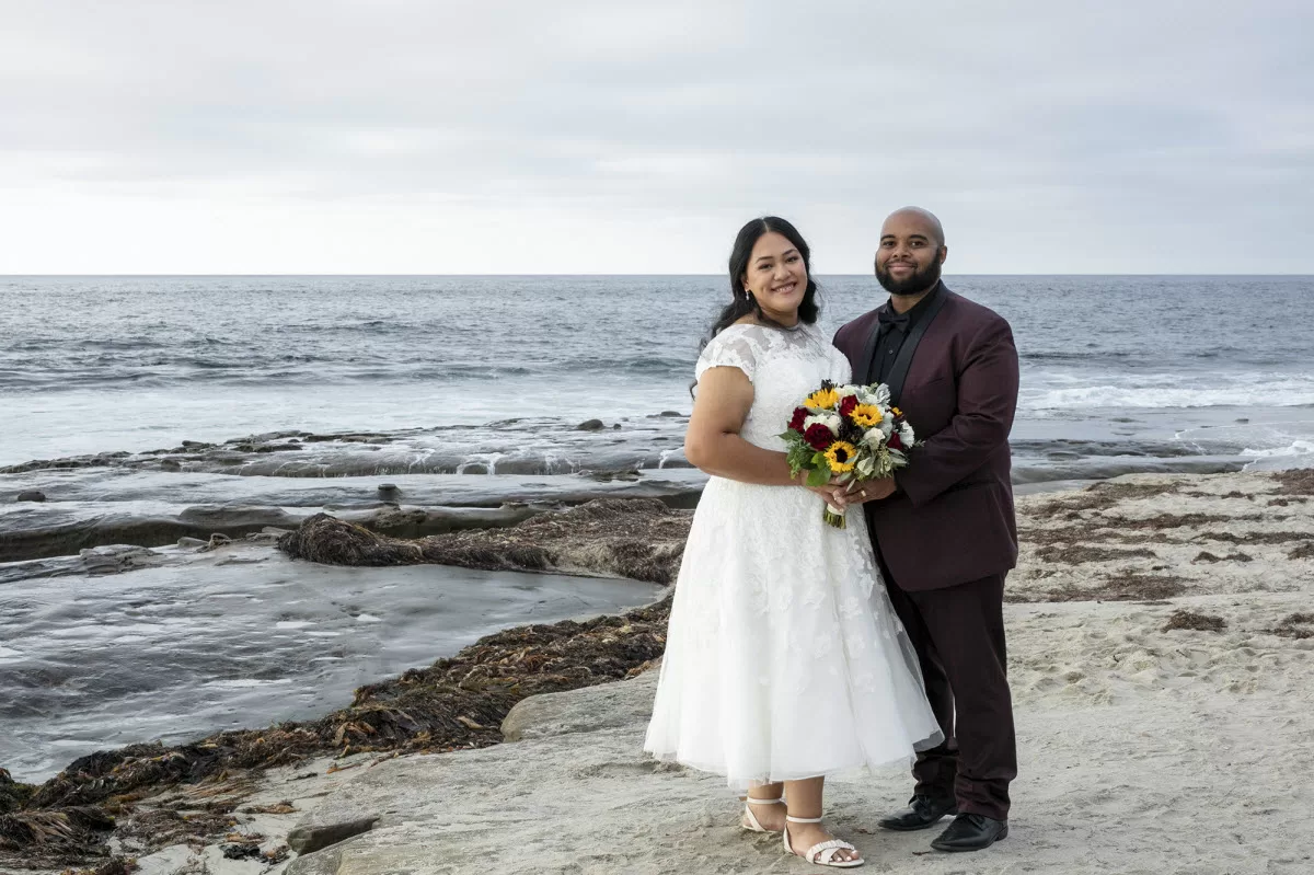 Artistic photography wedding by the ocean