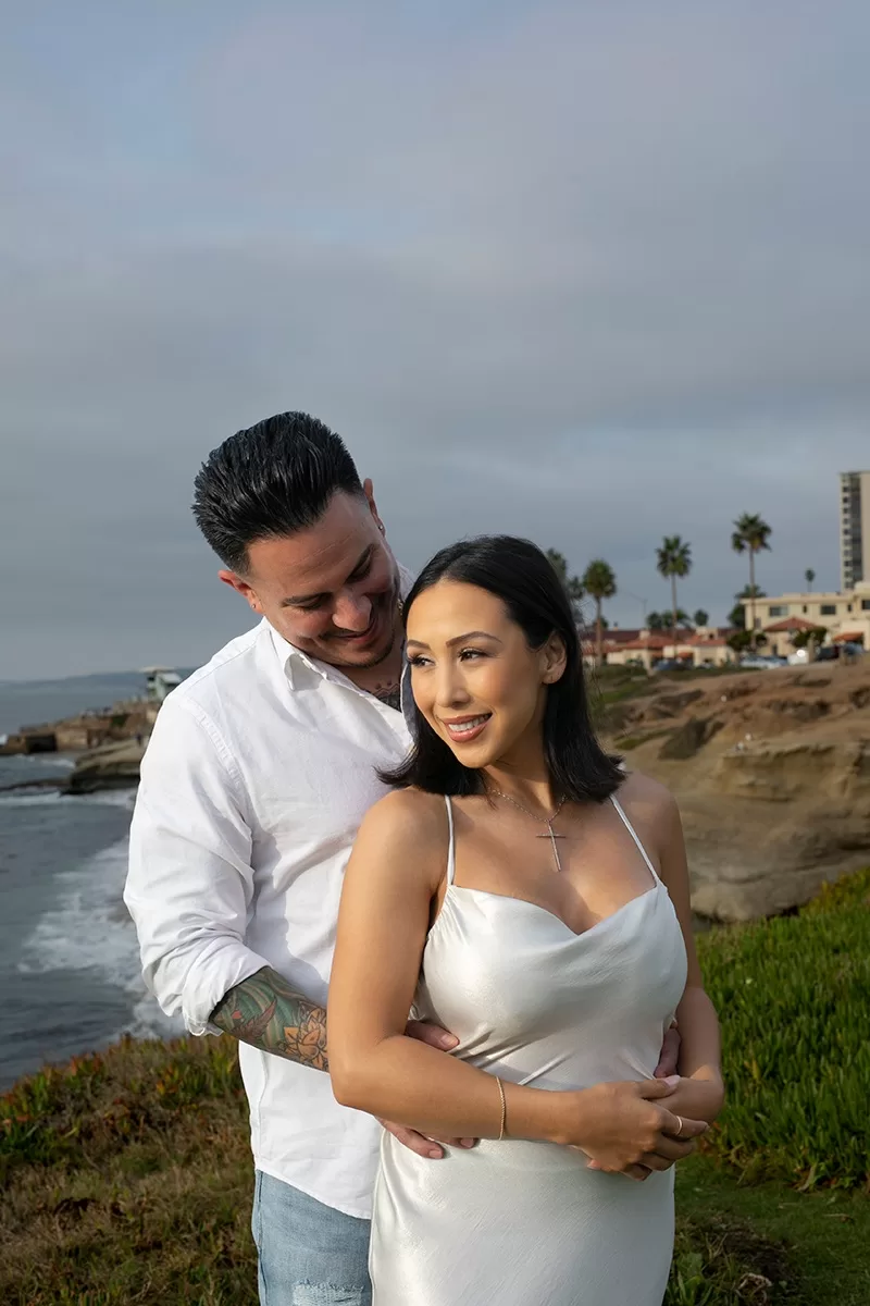 Surprise proposal photographer in San Diego