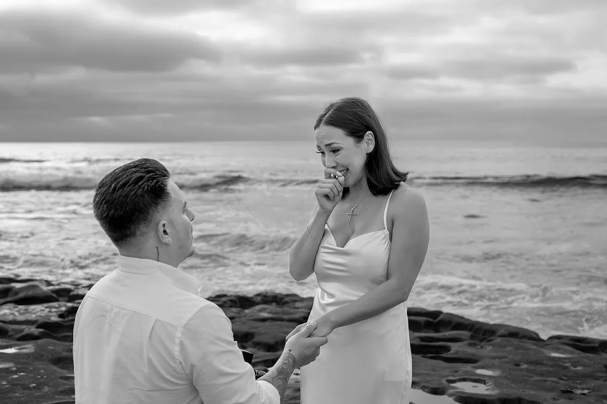 best wedding surprise proposal photographer