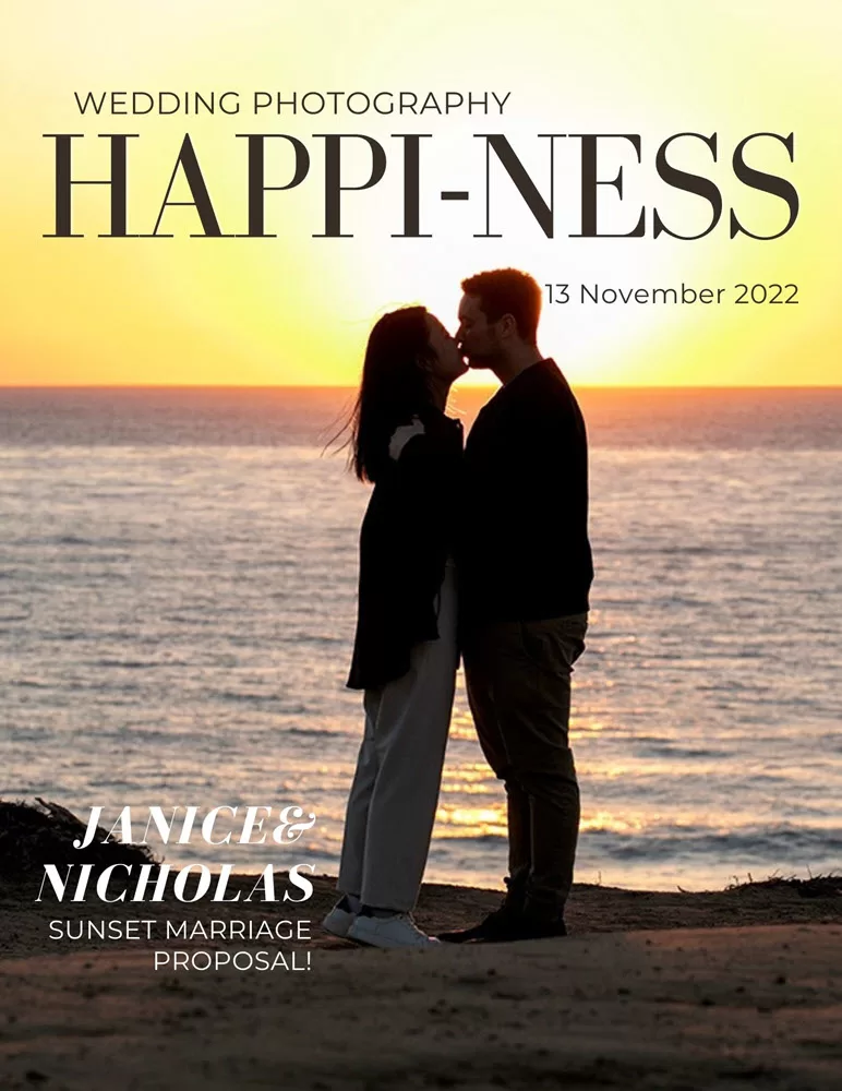 Janice Nicholas Marriage Proposal at Sunset HappiNess jpg