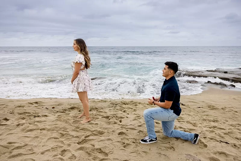 Romantic Surprise Proposal Photography in San Diego