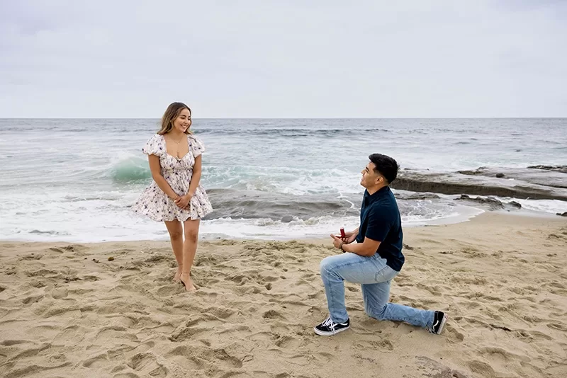 Heartwarming Surprise Proposal Moment Captured by Photographer
