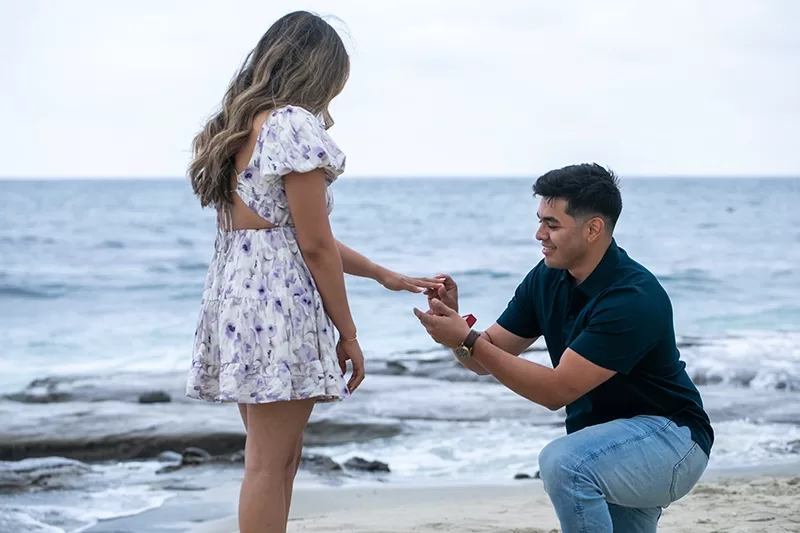 Romantic Surprise Proposal Photography in San Diego